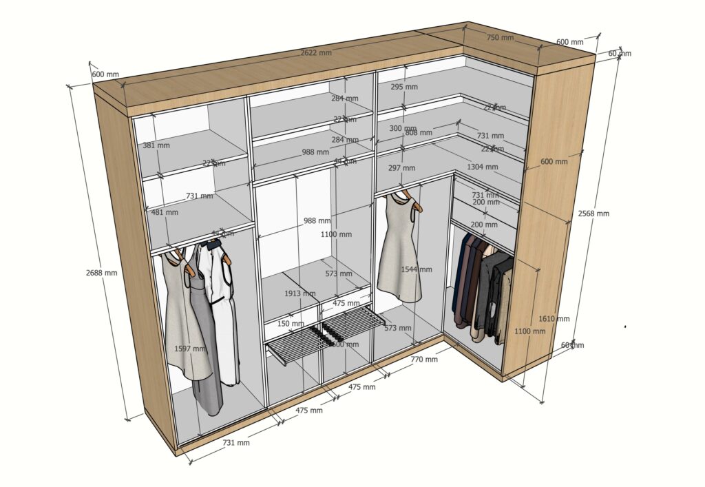 Visuel 3D côtés portes ouvertes