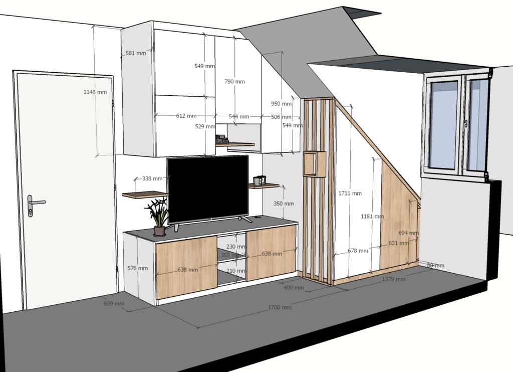 Visuel côtés portes fermées